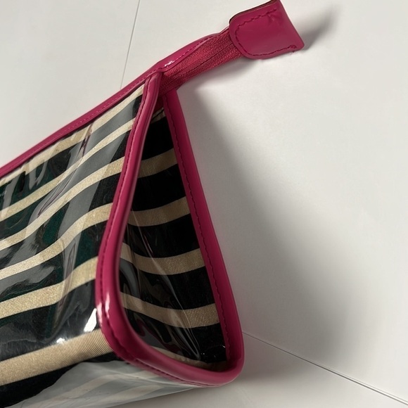 Kate Spade Large Heddy Thalia Striped Glazed Clutch Bag - Picture 3 of 13